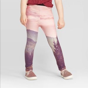 Art Class- Toddler Girls photo real leggings 5T